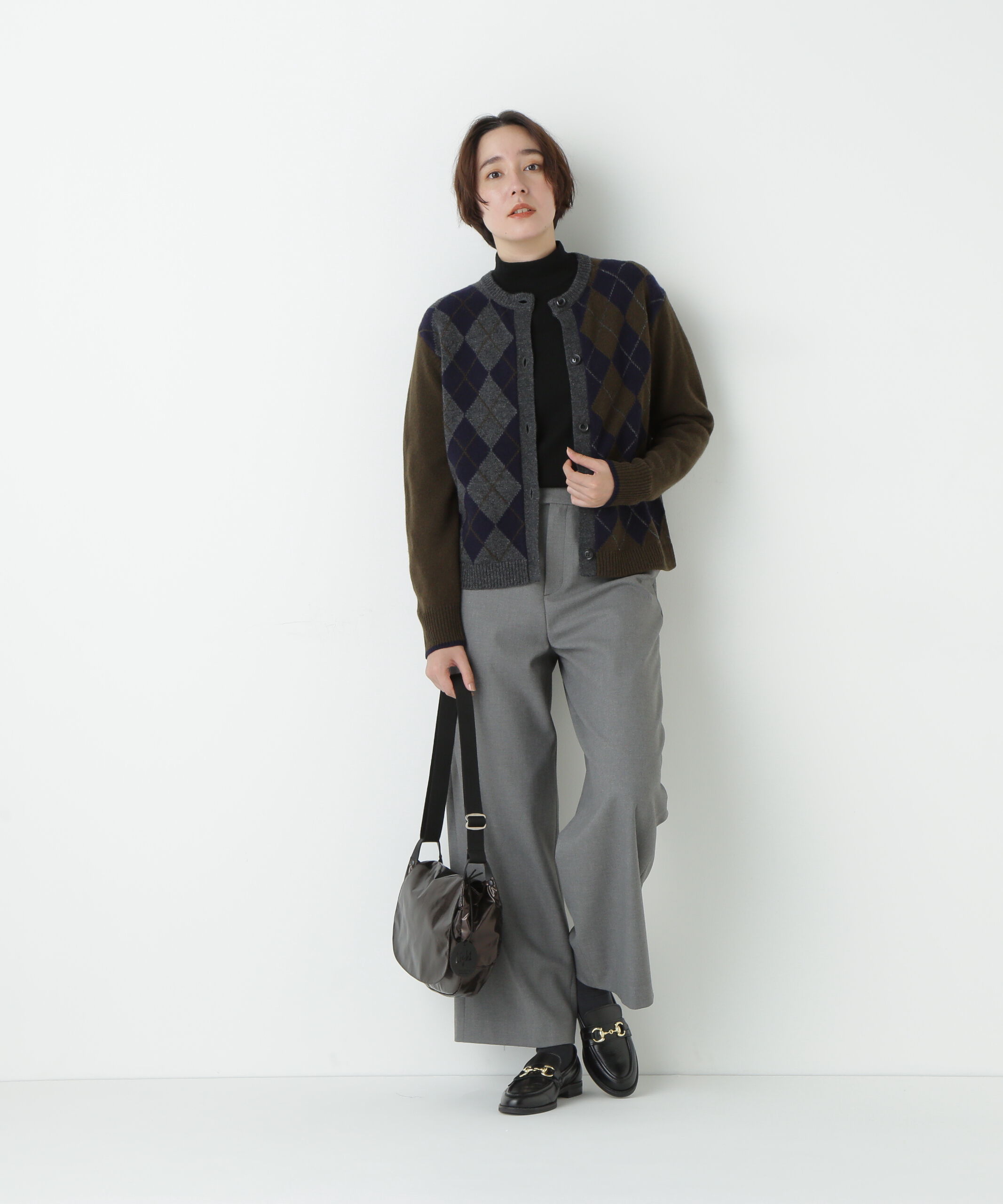  「≪ウォーム素材≫裏起毛セミワイドパンツ」|その他|