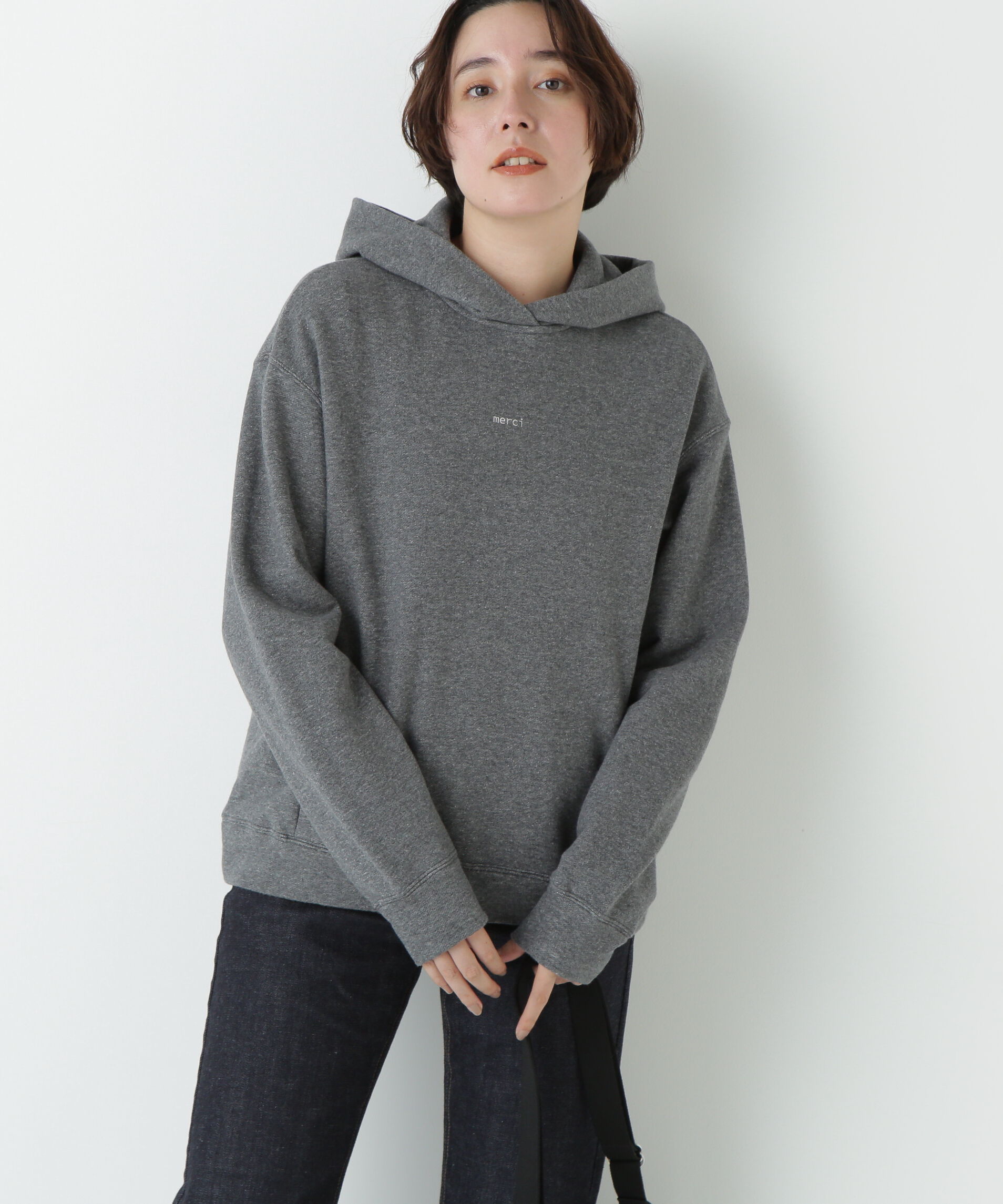  「裏毛ｍｅｒｃｉパーカー」|Tシャツ・カットソー|トップグレー