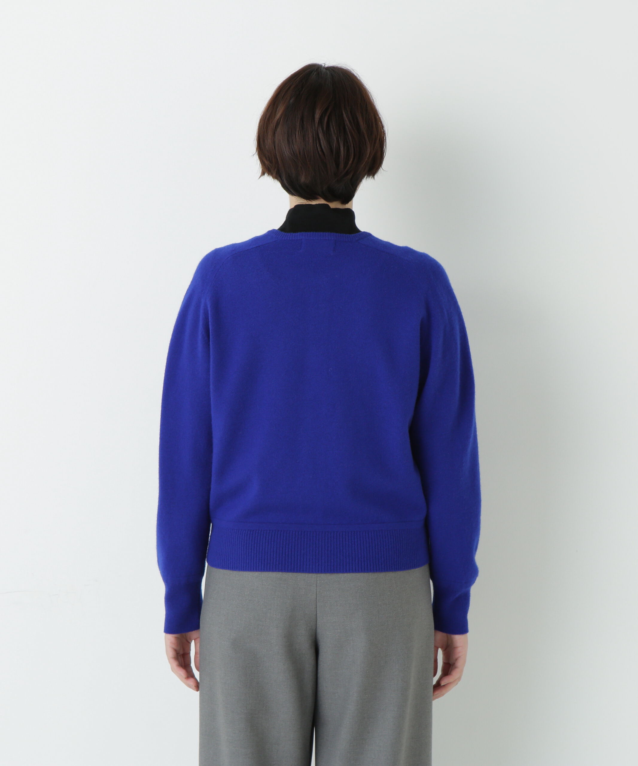  「≪洗える≫ウォッシャブルウールクルーネックカーディガン」|ニット・セーター|