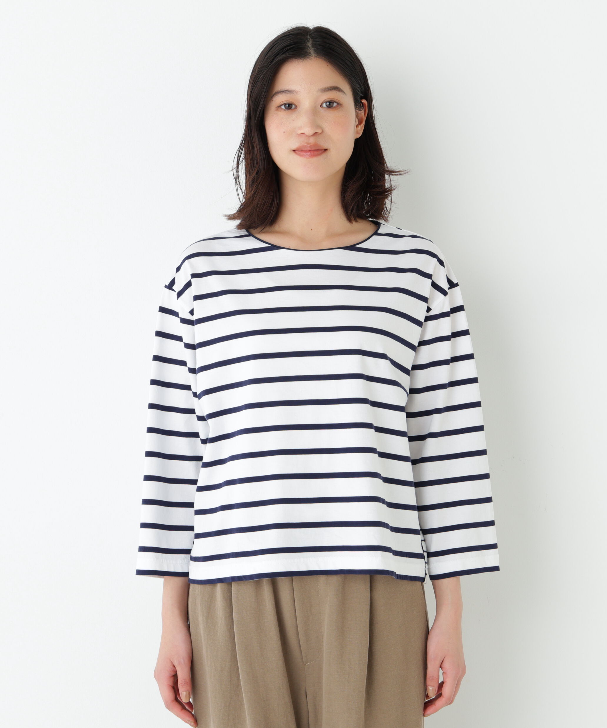  「◆ハイゲージボーダーカットソー」|Tシャツ・カットソー|