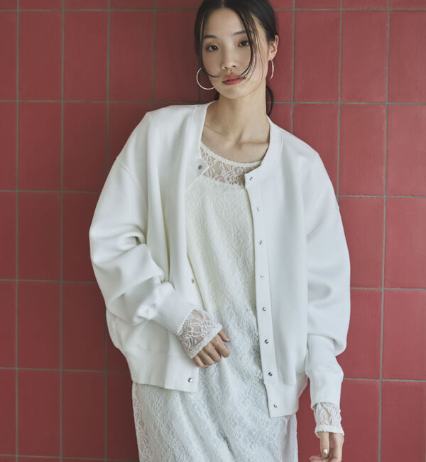 Doux archives「ボンディングスナップカーディガン」|Tシャツ・カットソー|