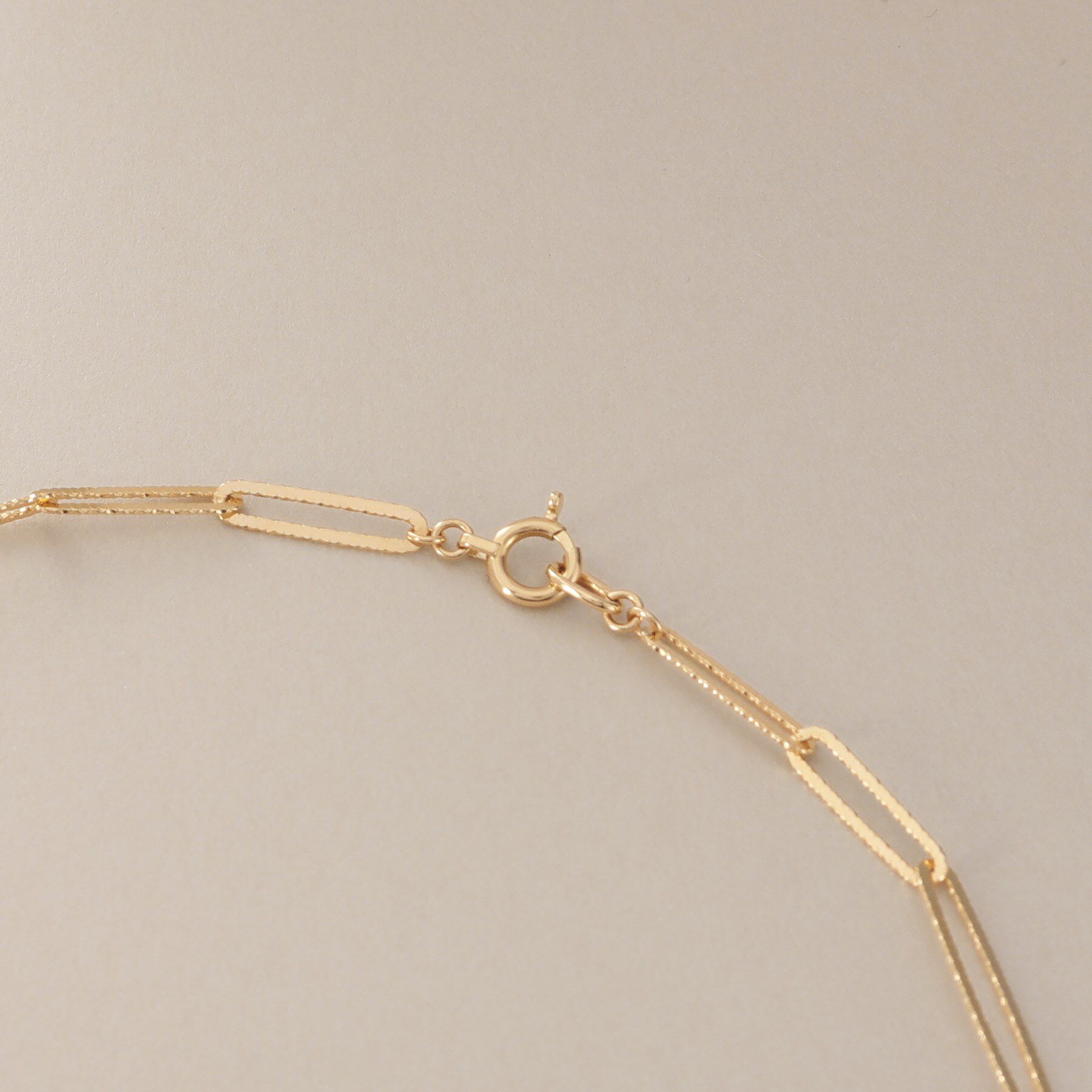 COCOSHNIK「K18カットPCフィガロ ネックレス」|ネックレス|