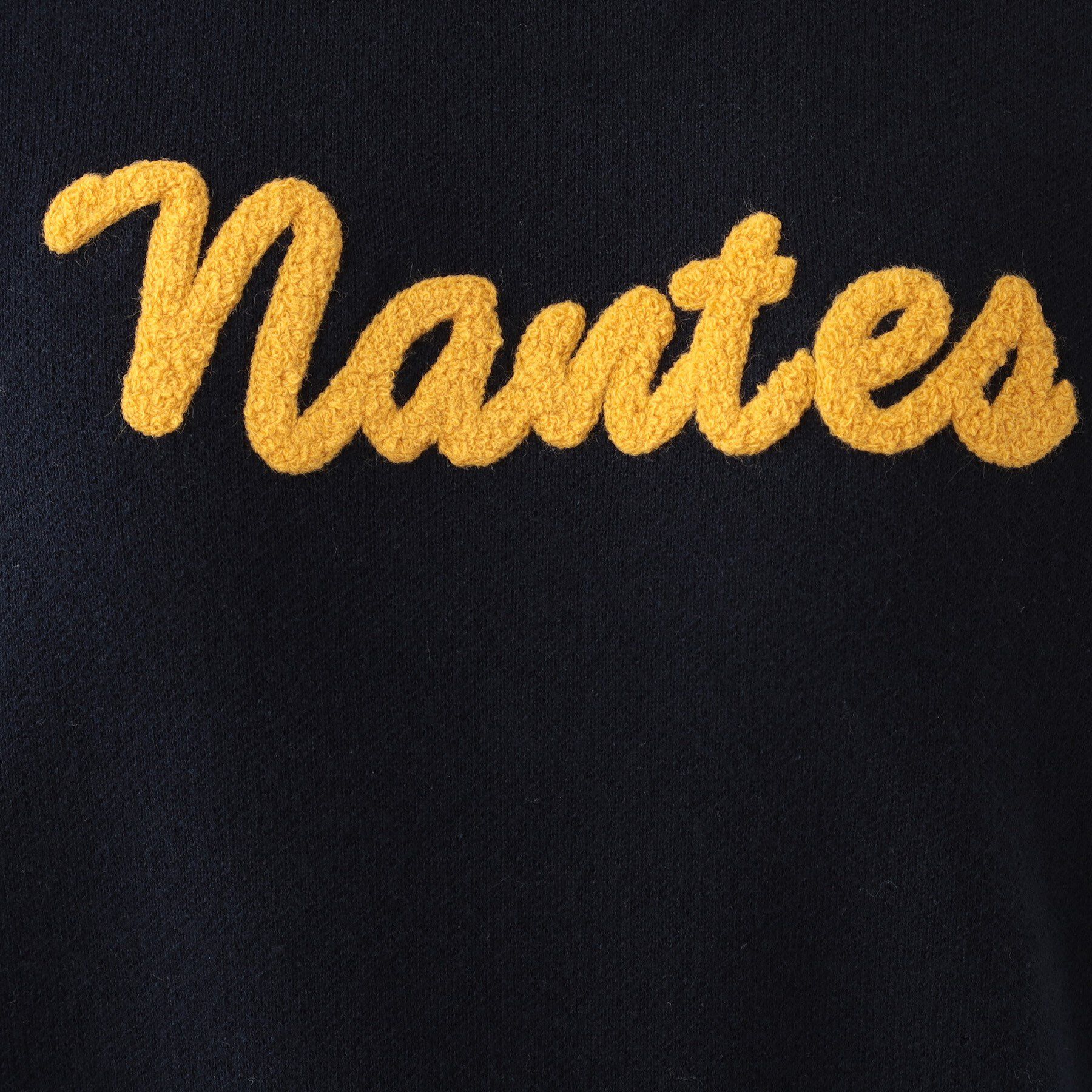 SHOO･LA･RUE「【洗える/S-LL/ちくちくしにくい】大人のための ロゴ入りスウェットライクニット」|ニット・セーター|