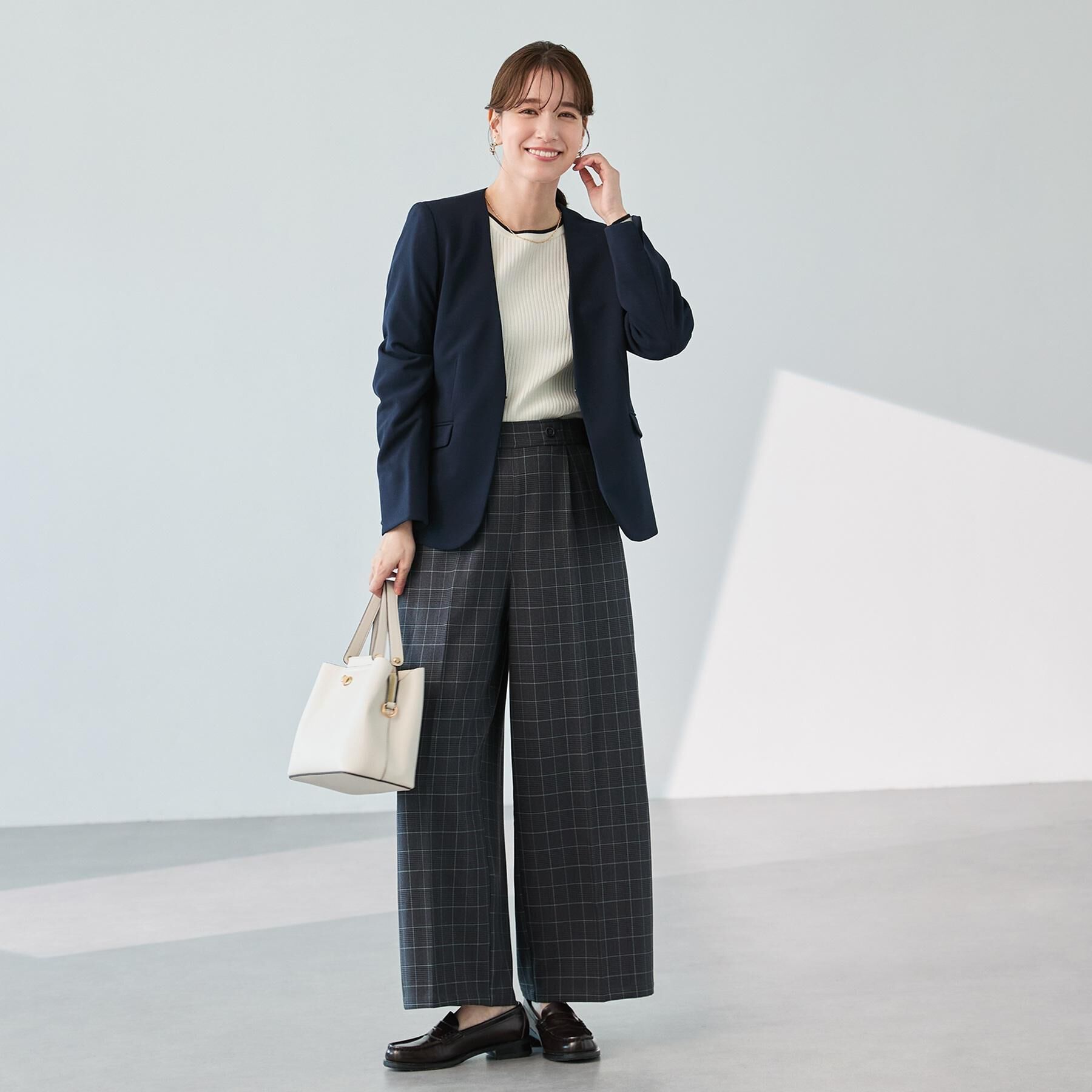 SHOO･LA･RUE「【セレモニー/2WAY】フロント金具トートバッグ」|トートバッグ|