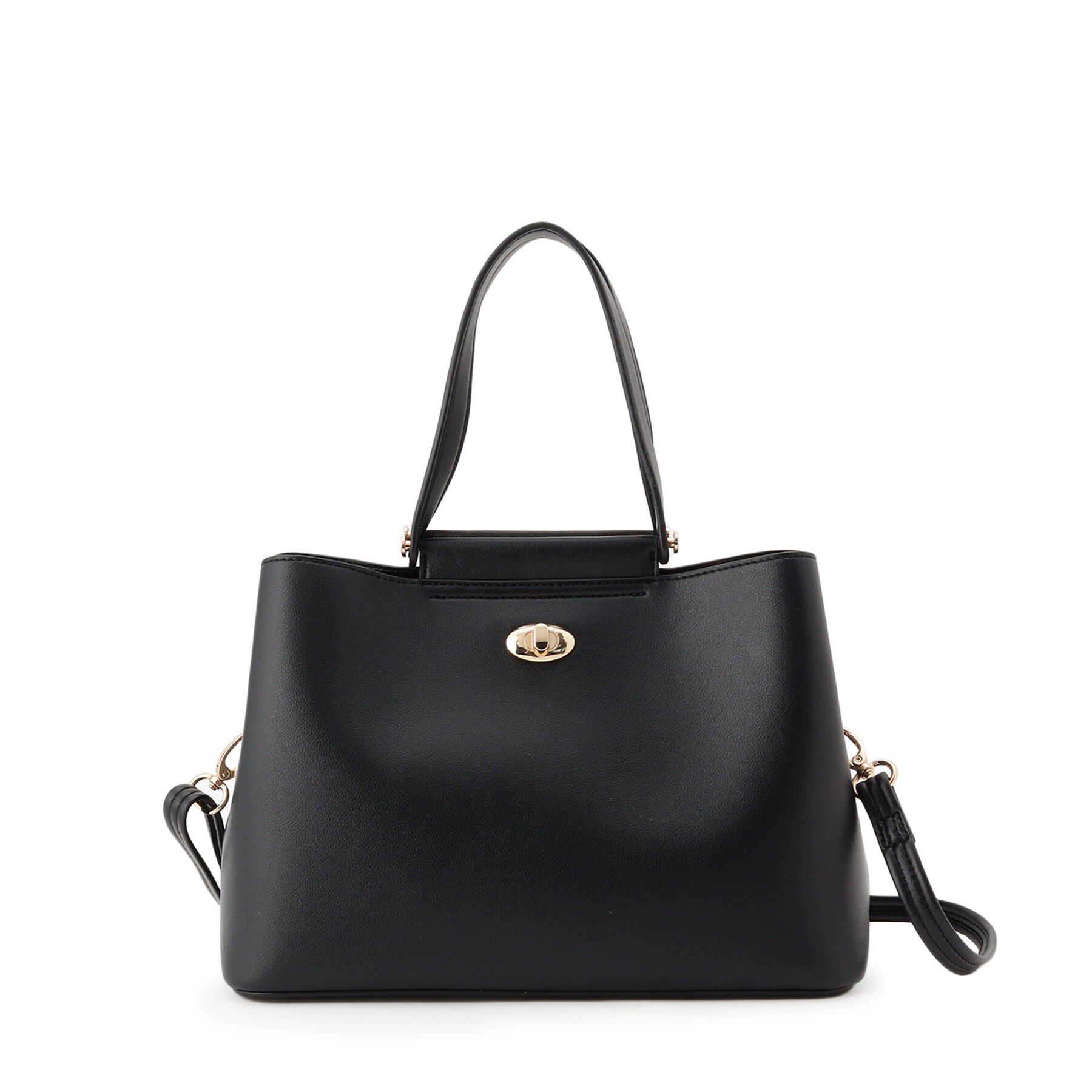 SHOO･LA･RUE「【セレモニー/2WAY】フロント金具トートバッグ」|トートバッグ|