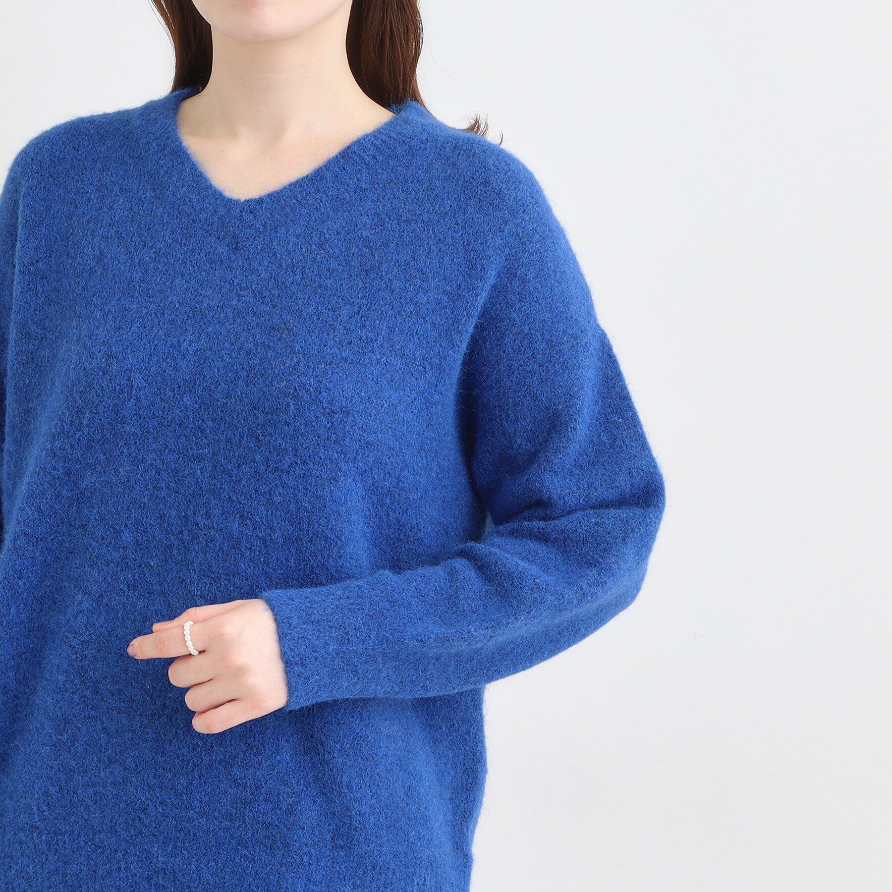 SHOO･LA･RUE「ふわふわVネックニット」|ニット・セーター|