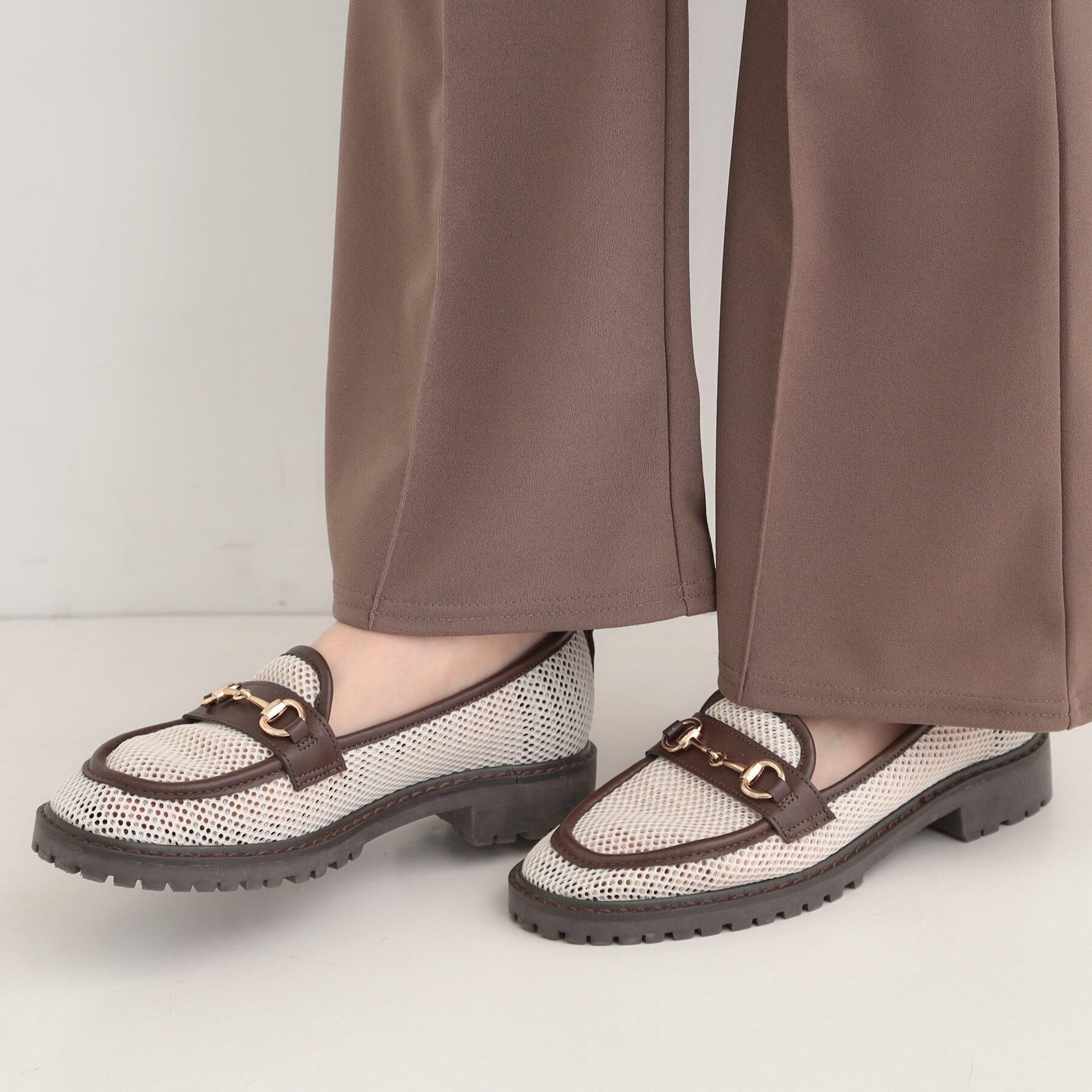 SHOO･LA･RUE「メッシュローファー」|パンプス|