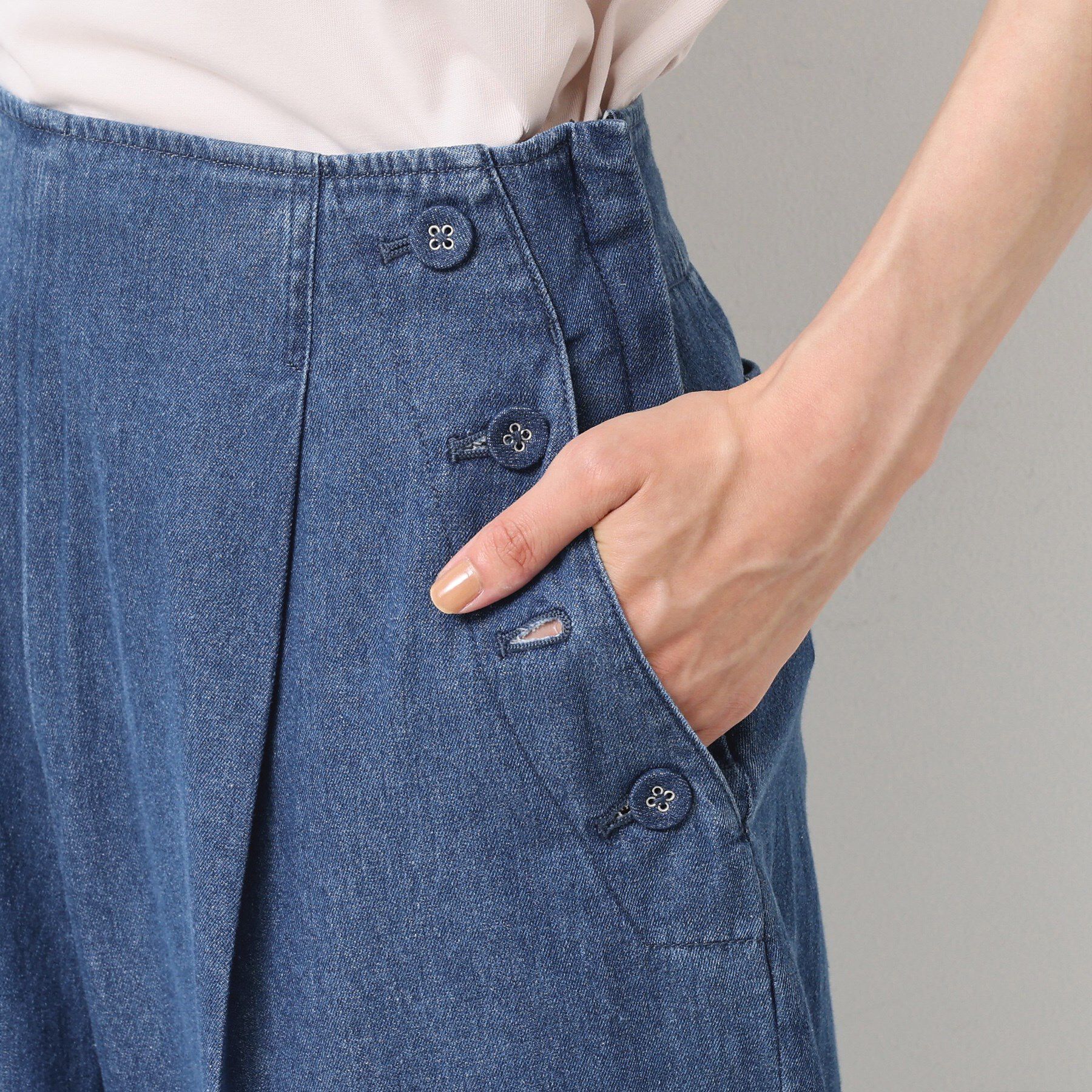 Dessin「【洗える】デニムワイドマリンパンツ」|その他|