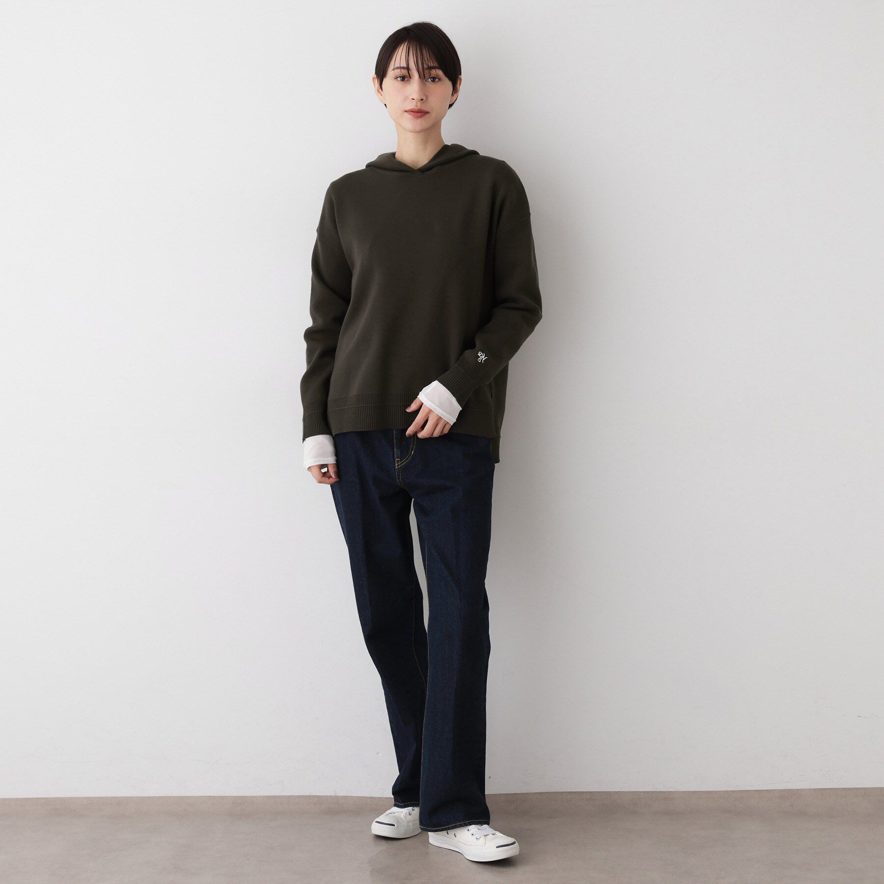 Dessin「【洗える／体型カバー】ちょうどいいニットパーカ」|ニット・セーター|