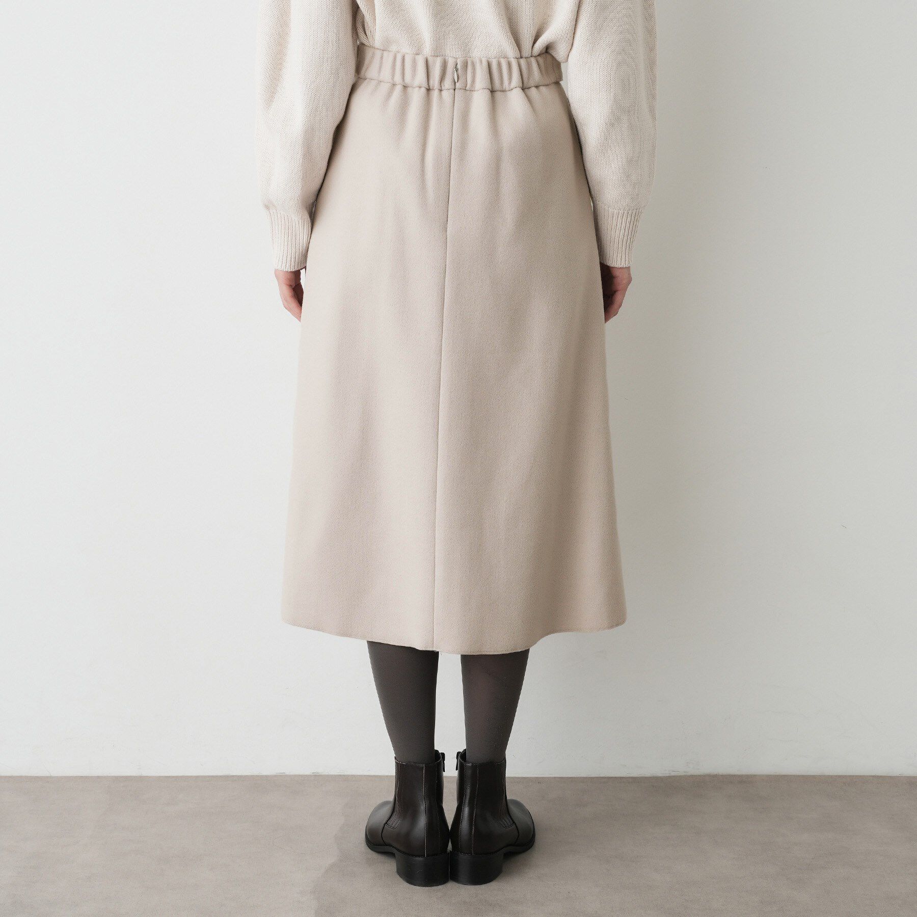 Dessin「メルトンジャージボックスタックスカート」|スカート|