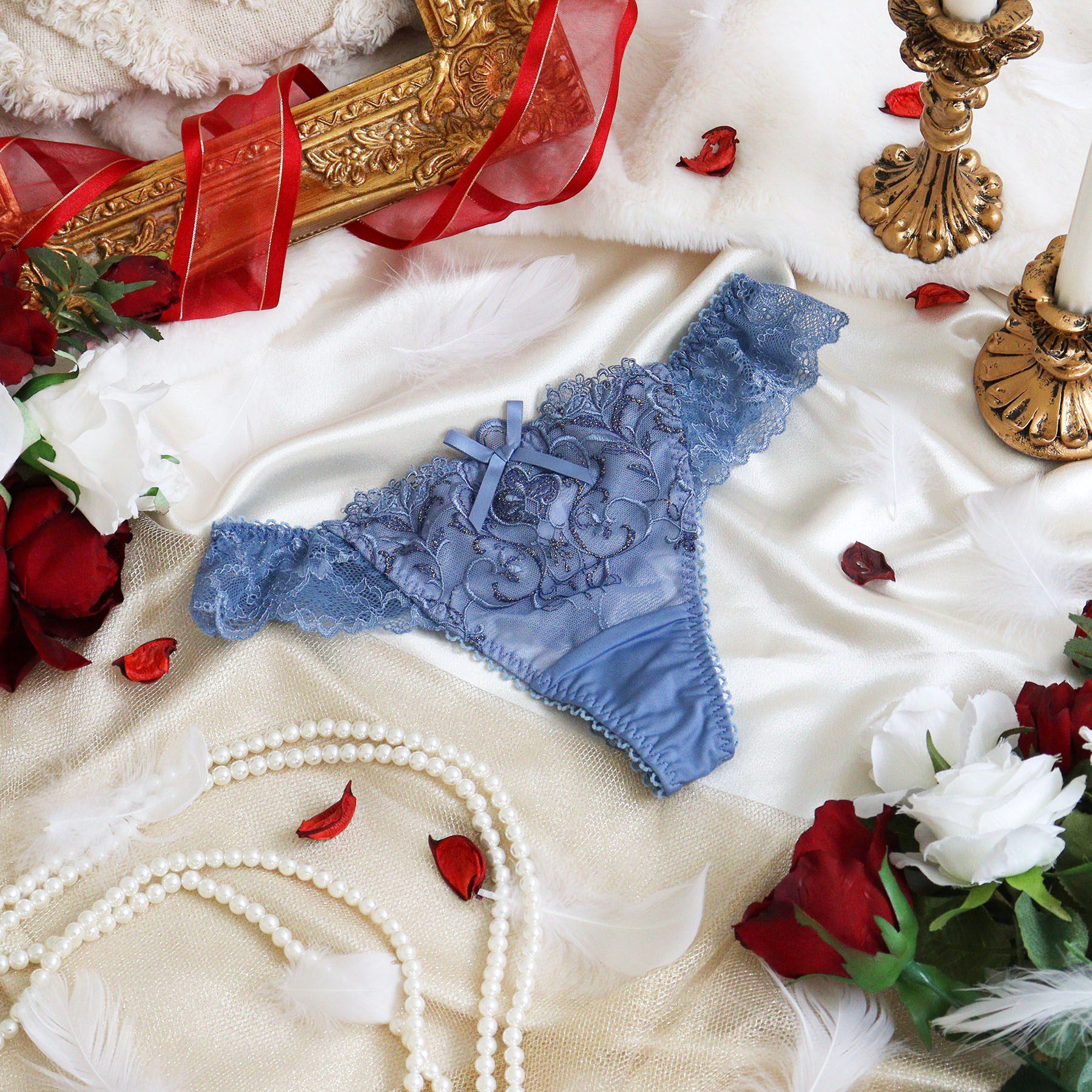 Risa Magli「【アリーナ】 Tバック」|インナー|ブルー(092)