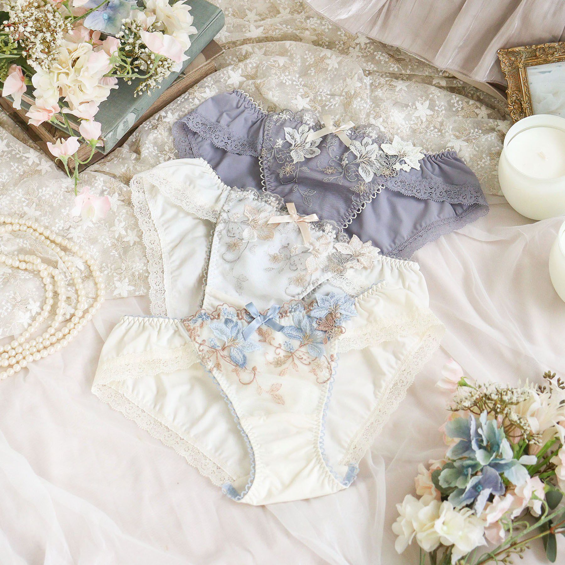 Risa Magli「フルーリ ノーマルショーツ」|インナー|