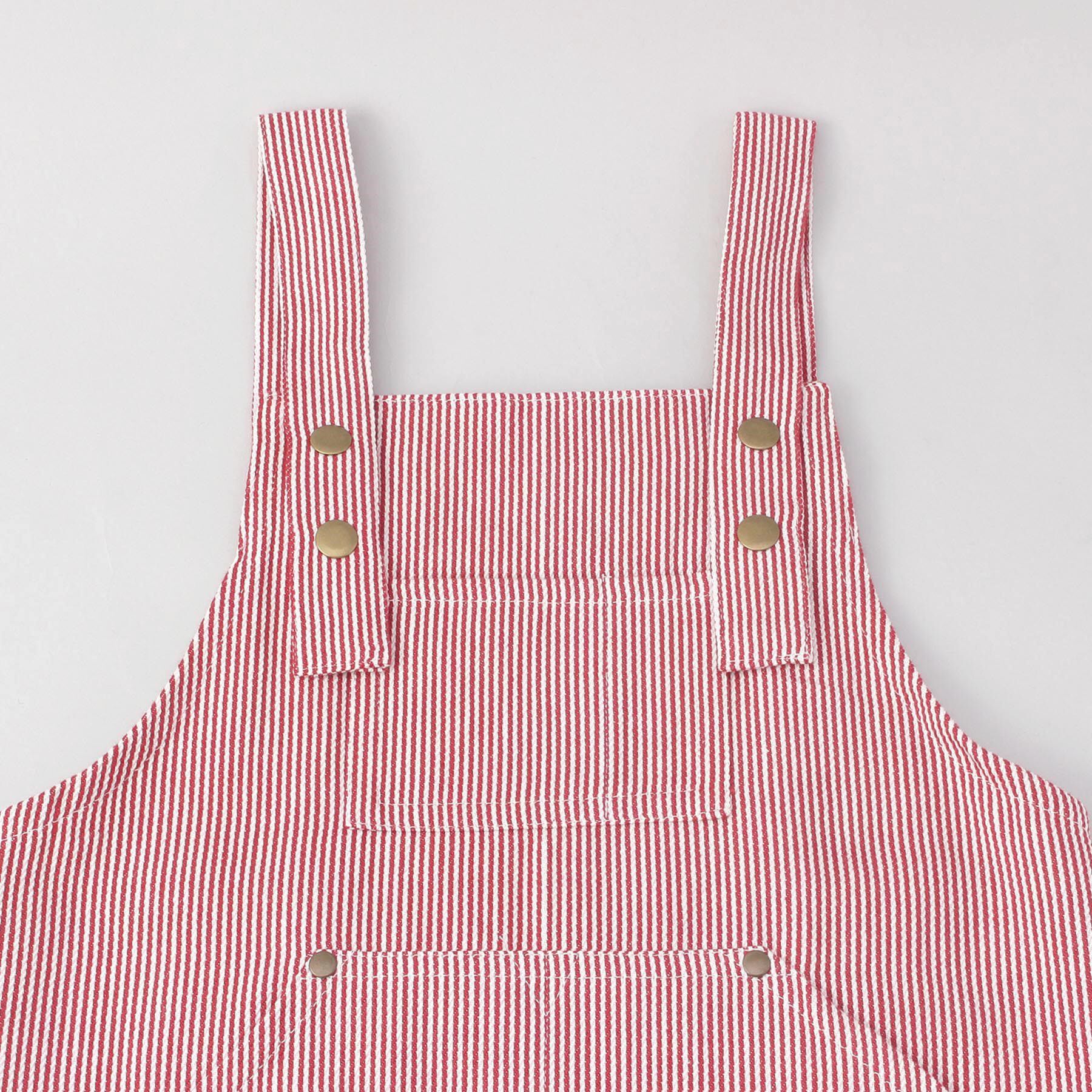 212 KITCHEN STORE「ヒッコリーストライプエプロン キッズ RD ＜212Kオリジナル＞」|食器・キッチングッズ|