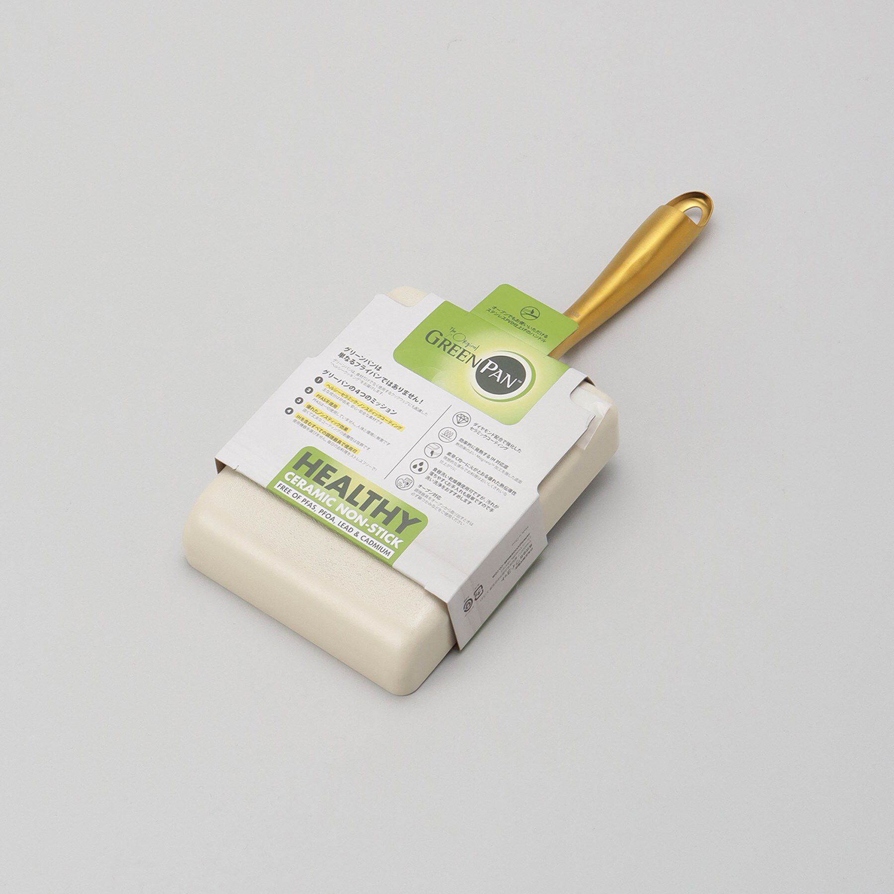 212 KITCHEN STORE「ストゥディオ エッグパン 14&times;18cm WH ＜GreenPan グリーンパン＞」|食器・キッチングッズ|