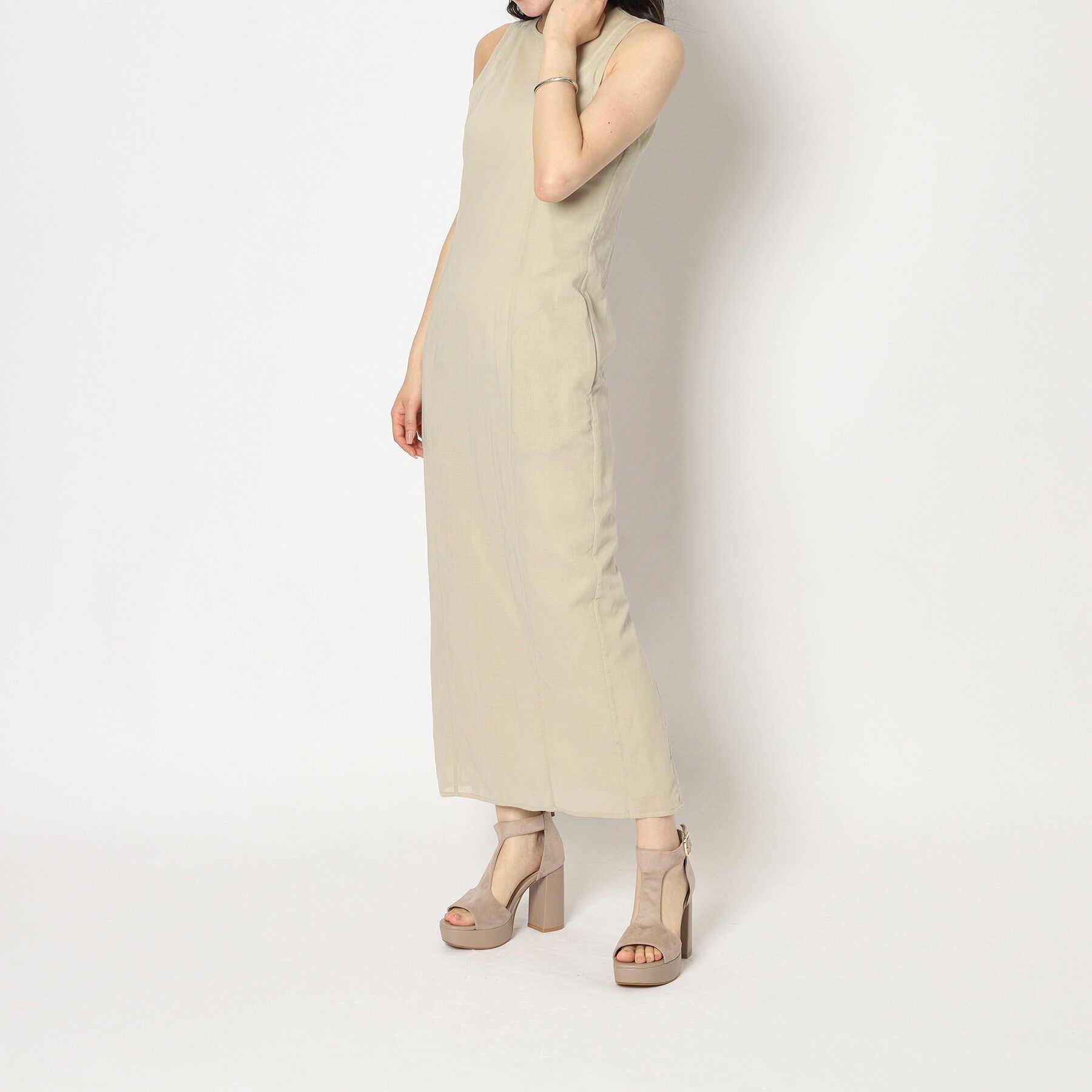 ESPERANZA「Tストラップスクエアサンダル」|サンダル|