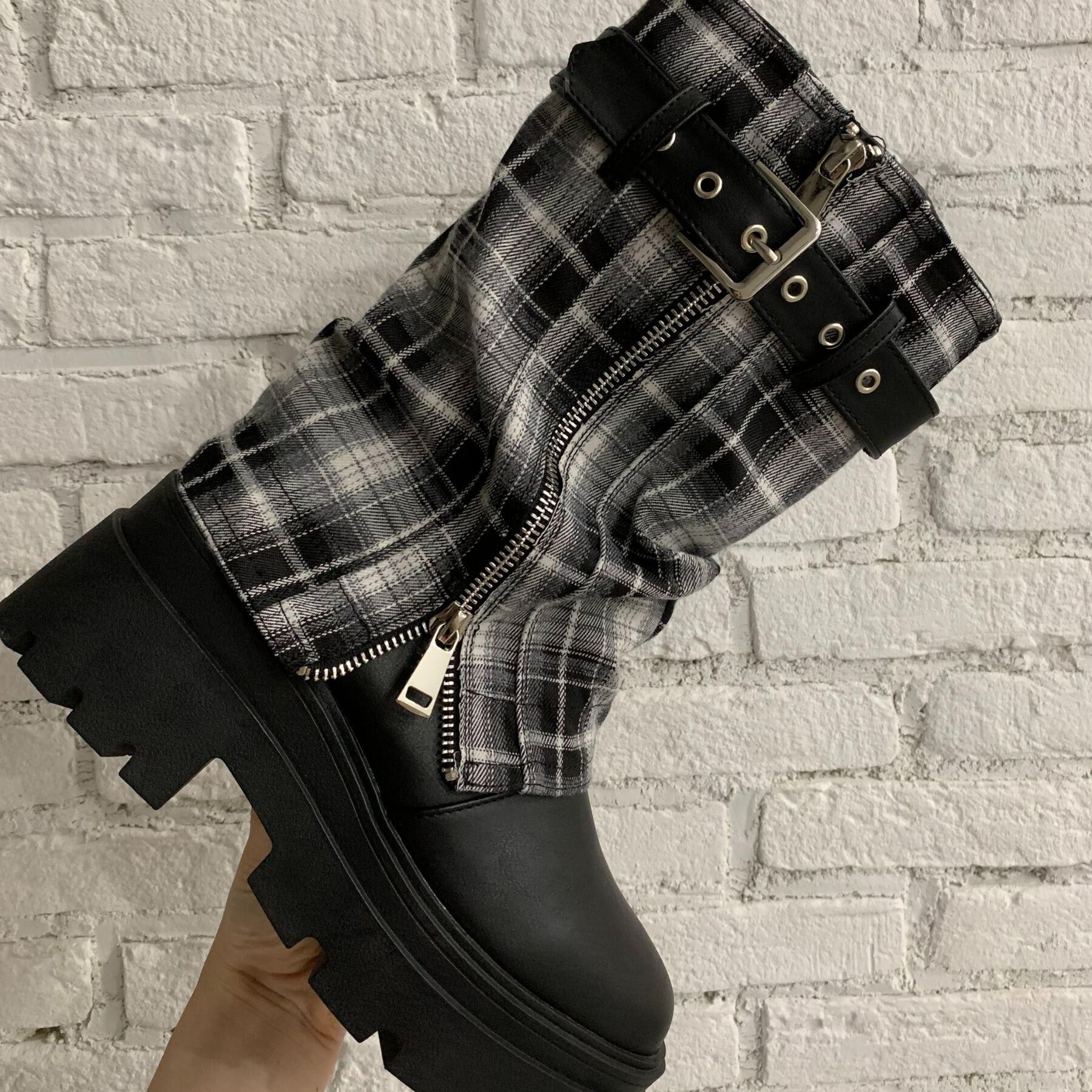 csT&P「ベルト付きカバーブーツ」|ショートブーツ|