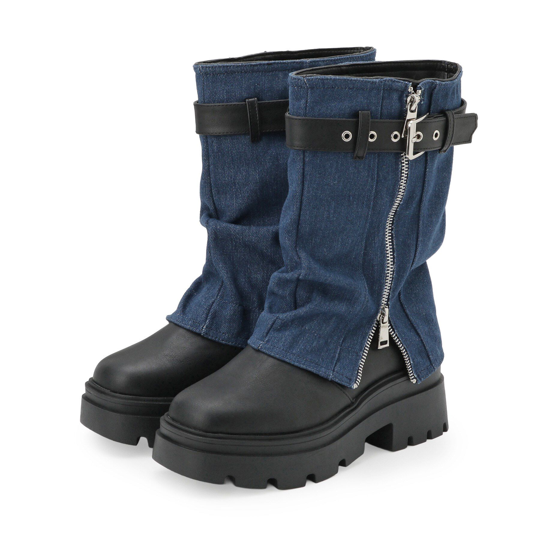 csT&P「ベルト付きカバーブーツ」|ショートブーツ|