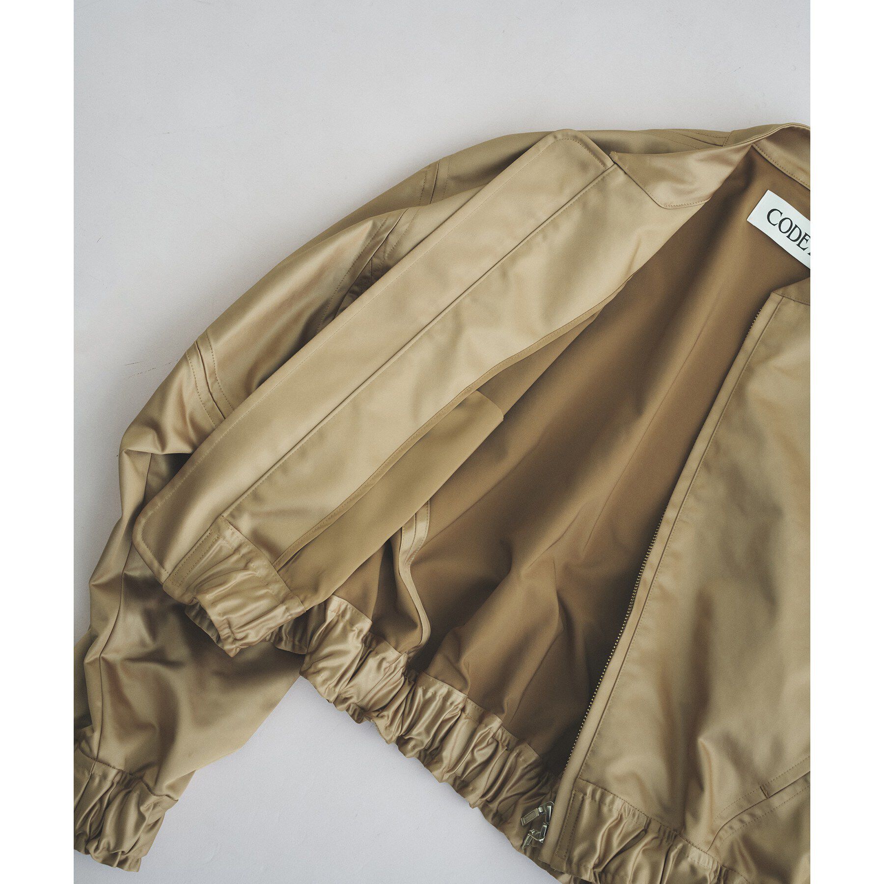 CODE A「satin bomber jacket」|ブルゾン・スタジャン|