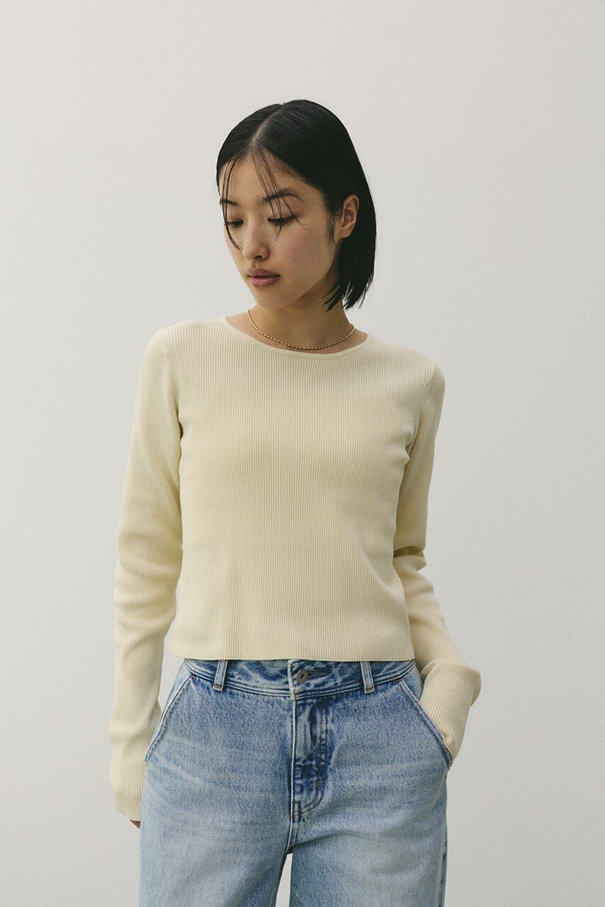 STYLEMIXER「2ピースペプラムドライニット」|ニット・セーター|