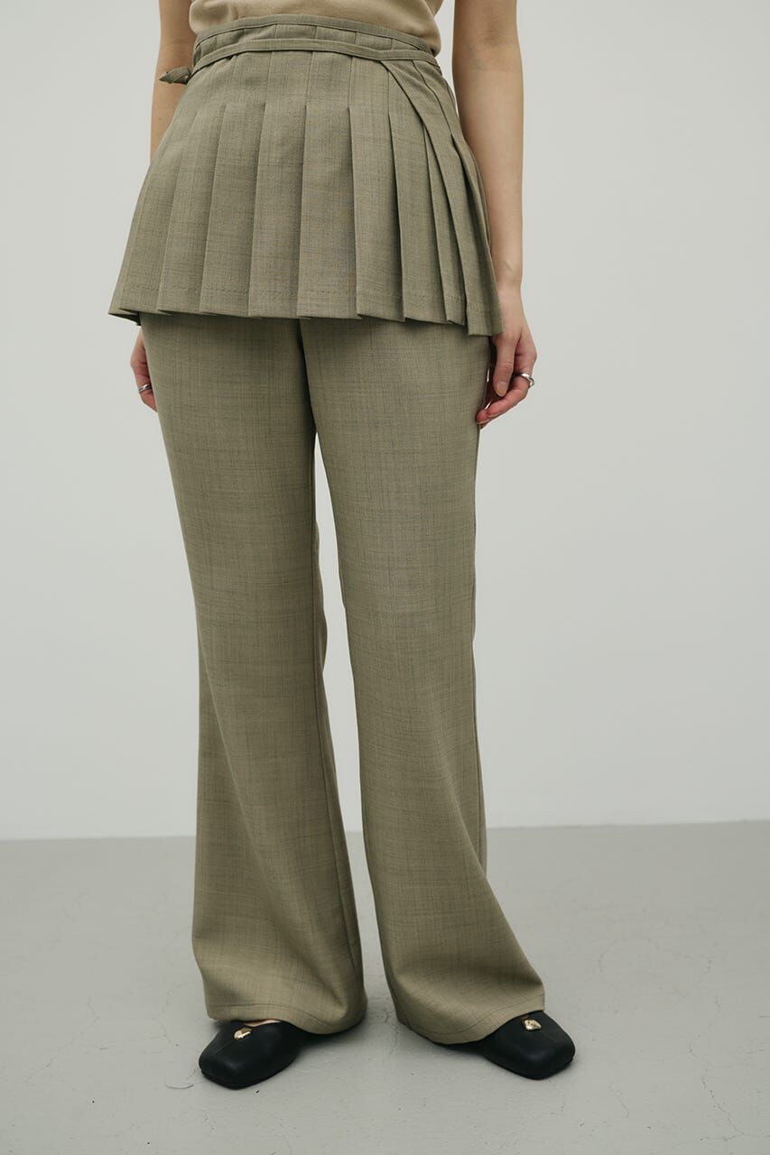 STYLEMIXER「プリーツスカートレイヤードパンツ」|その他|