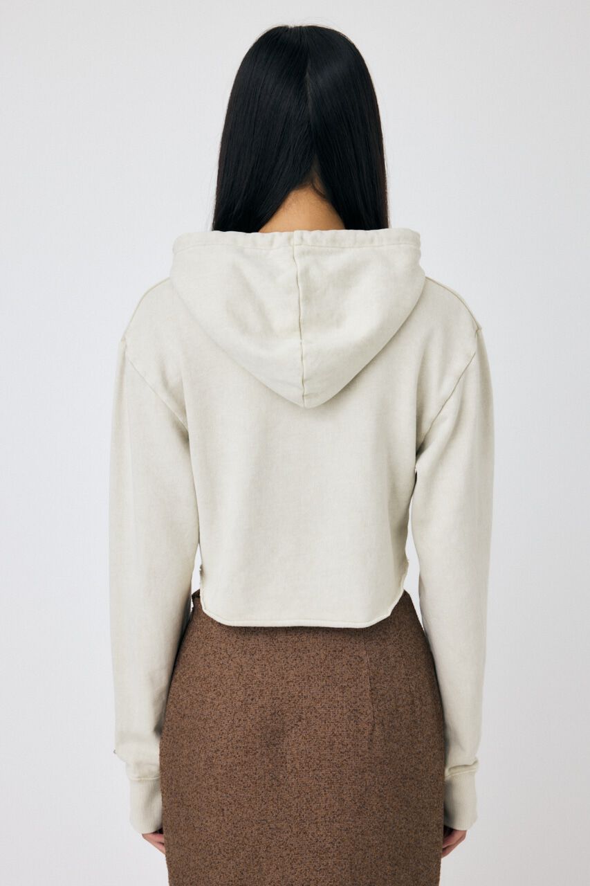 MOUSSY「GARMENT DYE CUT OFF フーディ」|パーカー|