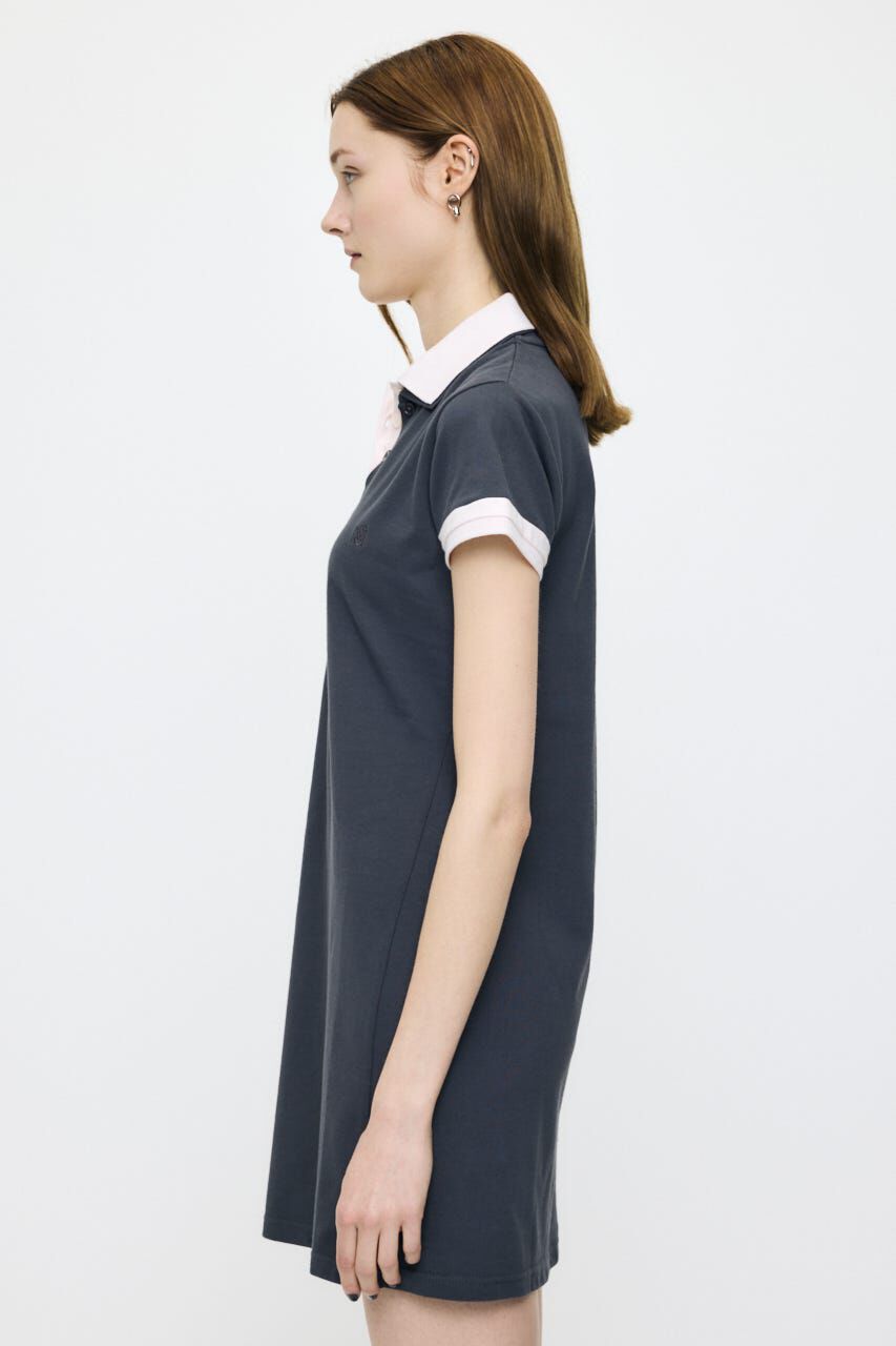MOUSSY「CONTRAST POLO ドレス」|ワンピース|