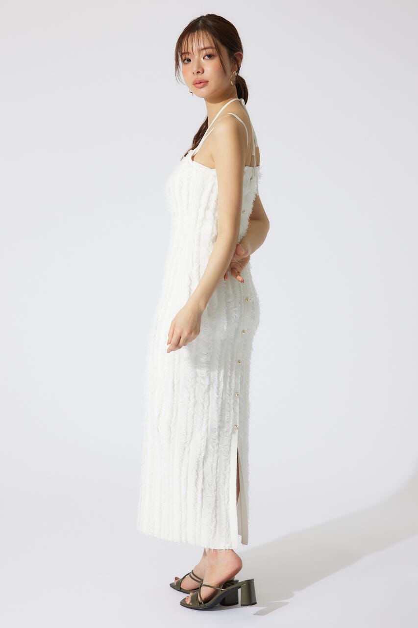 rienda「フリンジタイトニットワンピース」|ワンピース|