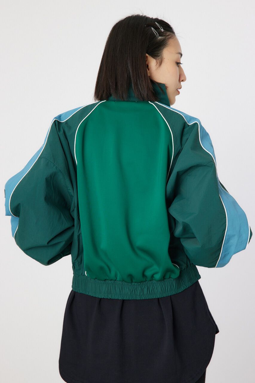 RODEO CROWNS「ナイロン&times;ジャージトラックジャケット」|ブルゾン・スタジャン|