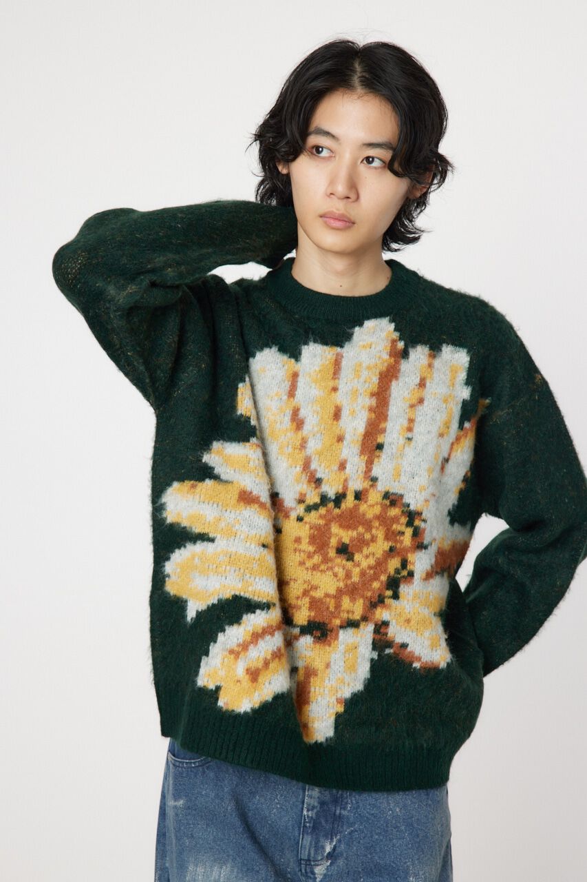 RODEO CROWNS「ビッグフラワーニット」|ニット・セーター|