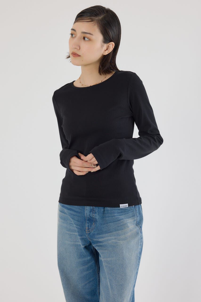 RODEO CROWNS「フライスロングスリーブTシャツ」|Tシャツ・カットソー|BLK