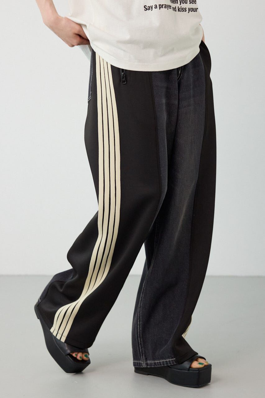 RODEO CROWNS「カスタムトラック デニムパンツ」|デニム|柄BLK5