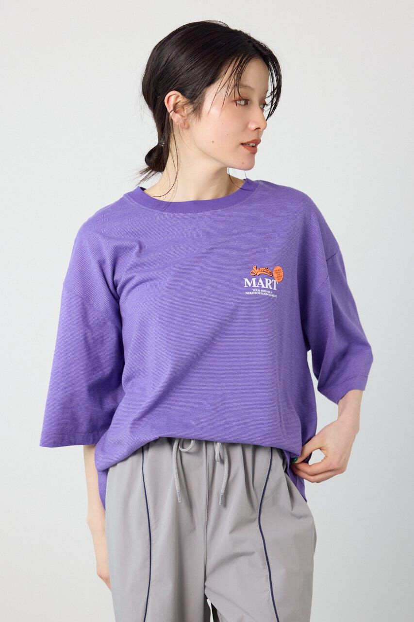 RODEO CROWNS「Heather Border Tシャツ」|Tシャツ・カットソー|柄PUR5