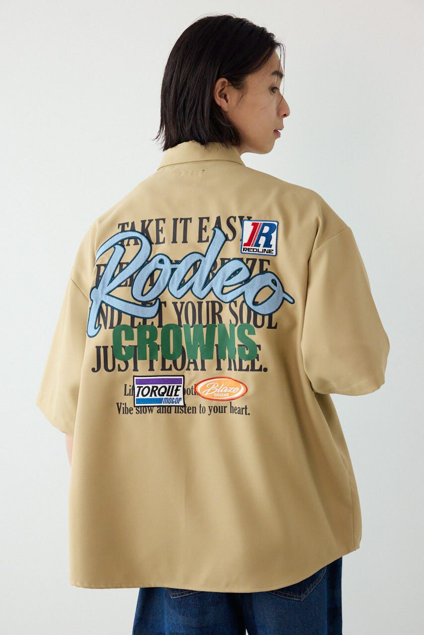 RODEO CROWNS「Overlapアップリケシャツ」|シャツ・ブラウス|