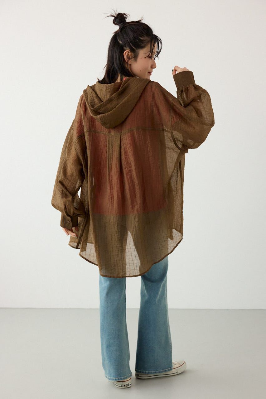 RODEO CROWNS「ワッシャーフーディーシャツ」|シャツ・ブラウス|