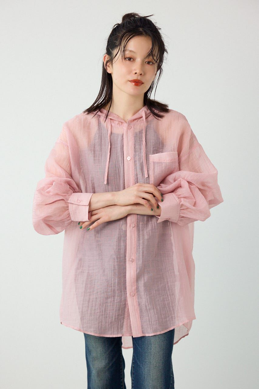 RODEO CROWNS「ワッシャーフーディーシャツ」|シャツ・ブラウス|