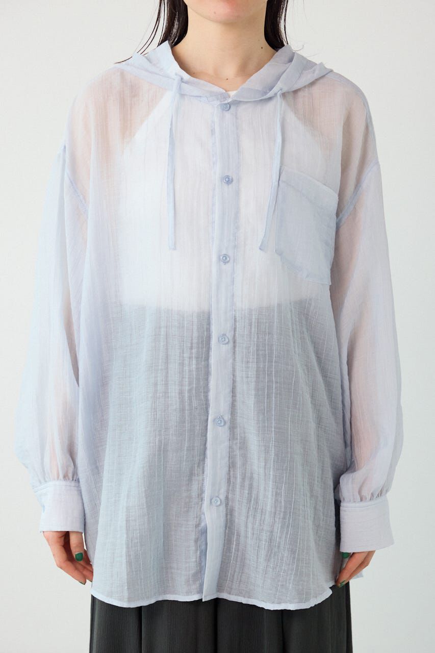 RODEO CROWNS「ワッシャーフーディーシャツ」|シャツ・ブラウス|