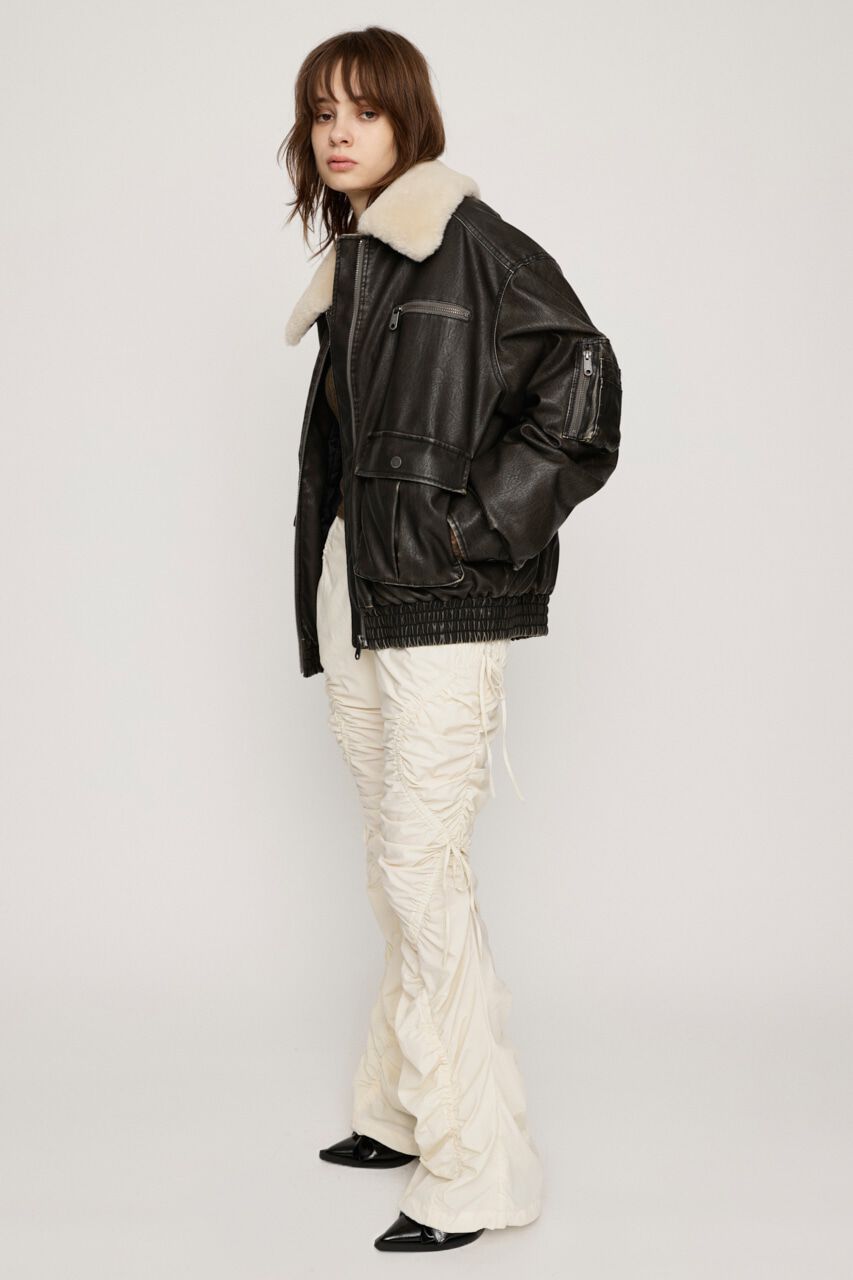 SLY「RIBBON GATHER FLARE パンツ」|その他|