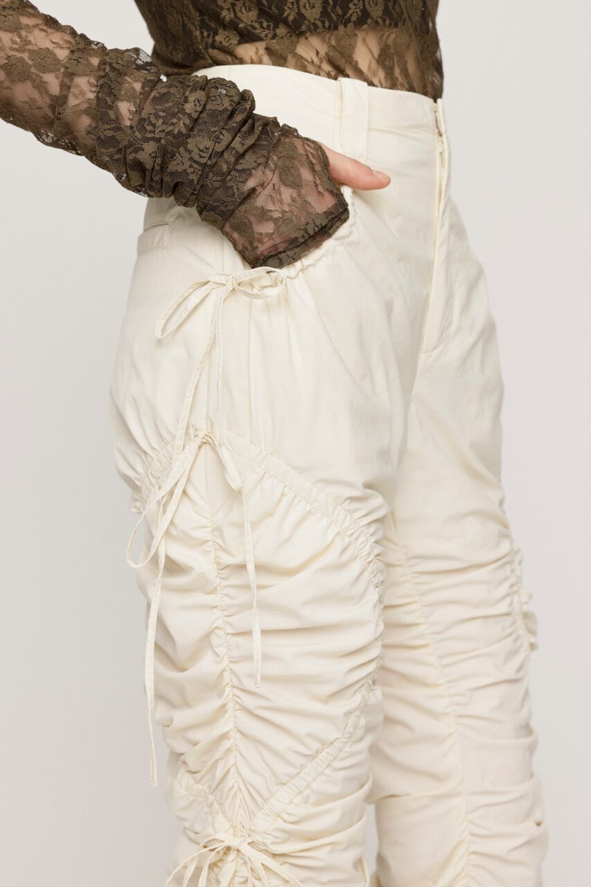 SLY「RIBBON GATHER FLARE パンツ」|その他|