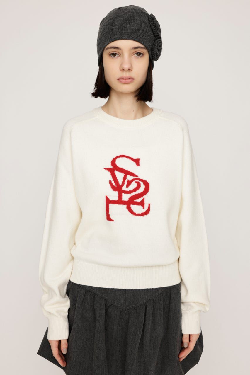 SLY「LOGO JQ KNIT トップス」|ニット・セーター|