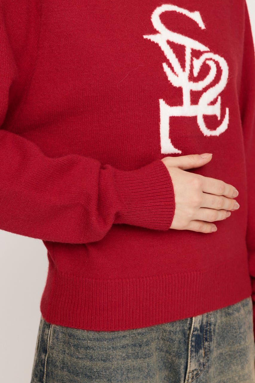 SLY「LOGO JQ KNIT トップス」|ニット・セーター|
