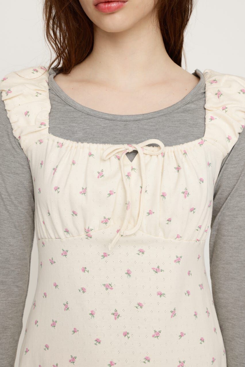 SLY「GATHER FLARE ショートワンピース」|ワンピース|