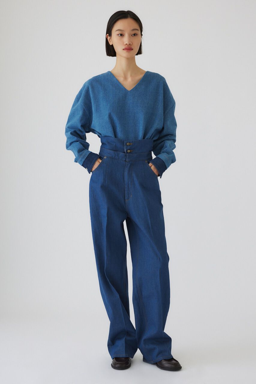 RIM.ARK 「Corset denim PT」|デニム|