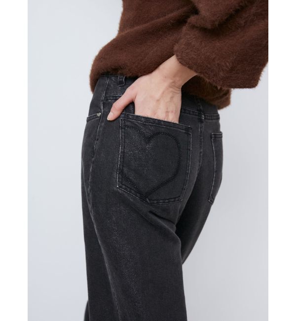 CALNAMUR「SHINY HEART DENIM PT/シャイニーハートデニムパンツ」|デニム|