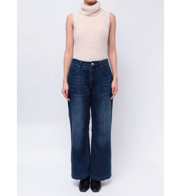 CALNAMUR「SHINY HEART DENIM PT/シャイニーハートデニムパンツ」|デニム|