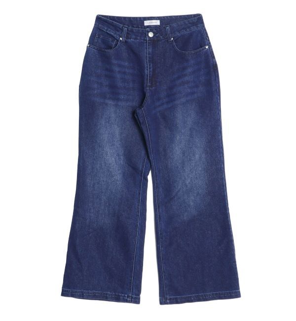 CALNAMUR「SHINY HEART DENIM PT/シャイニーハートデニムパンツ」|デニム|インディゴ