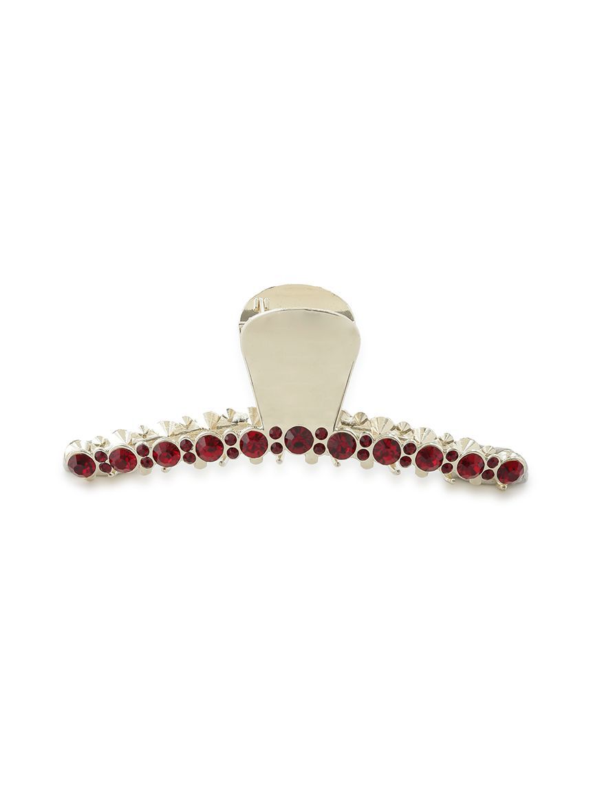 SNIDEL HOME「誕生石カラーヘアバンスクリップ」|その他|RED