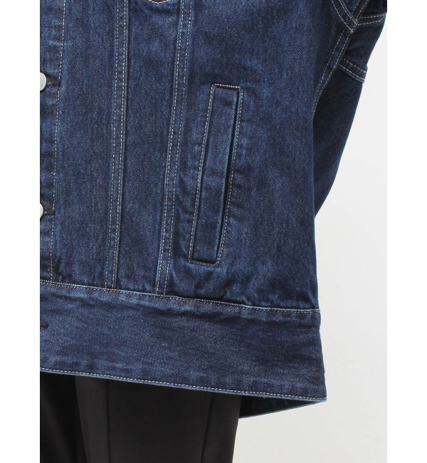 ELENDEEK「BACK FORM LOOSE DENIM JK」|デニムジャケット|