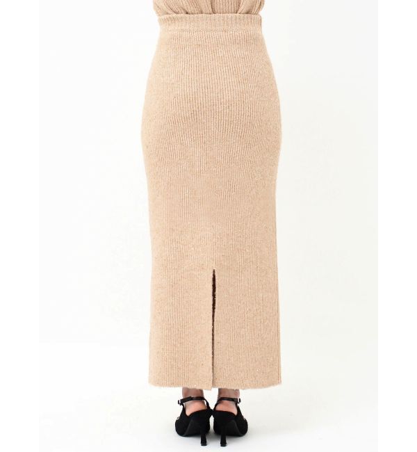 RESEXXY「グリッターIラインニットスカート【セットアップ着用可能】」|スカート|