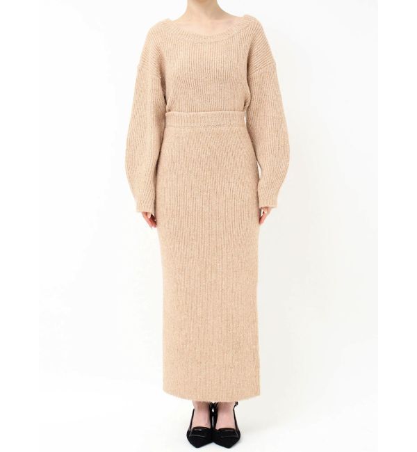 RESEXXY「グリッターIラインニットスカート【セットアップ着用可能】」|スカート|