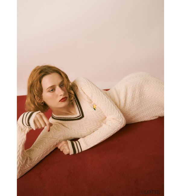 RESEXXY「【Ghana】ケーブルニットミニワンピース」|ワンピース|